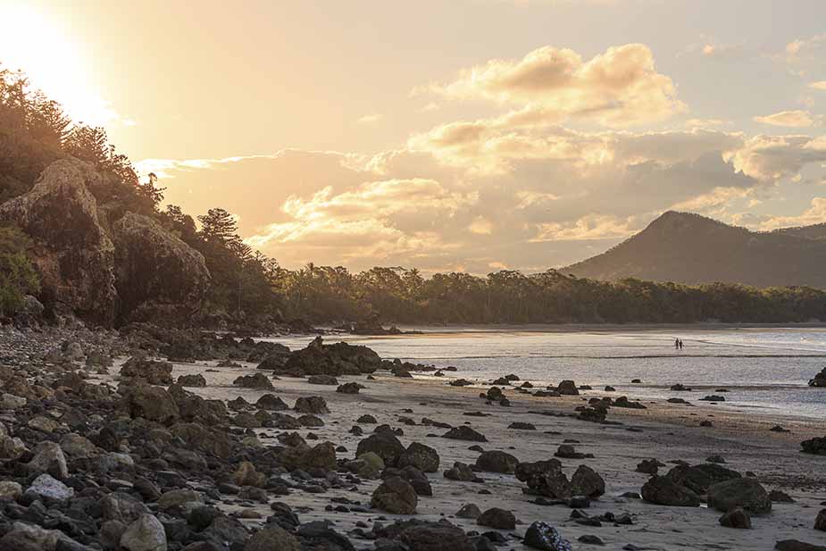 Strand in Queensland Australië