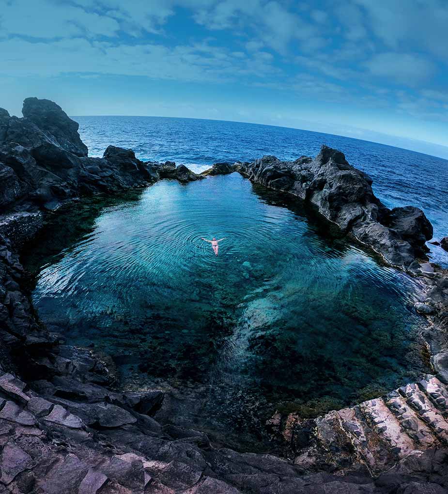 Charco La Laja, natuurzwembad op Tenerife