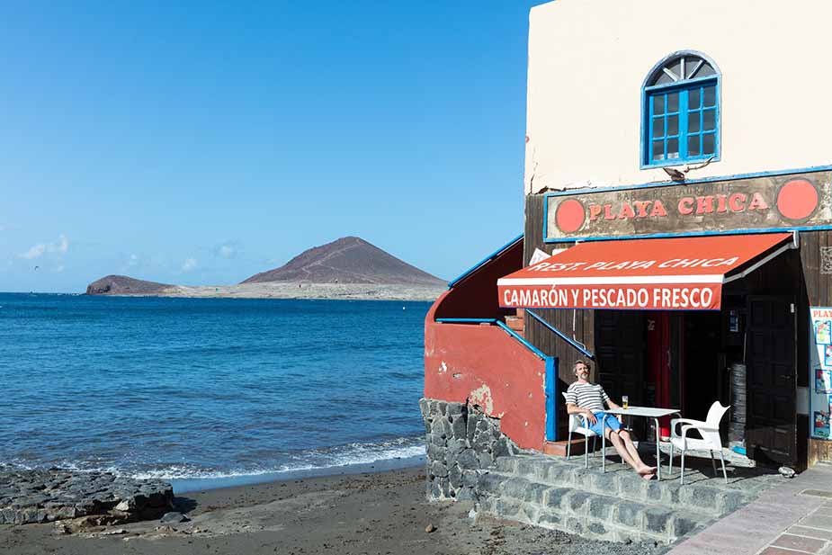 Vissersdorpje El Medano op Tenerife waar je kunt snorkelen