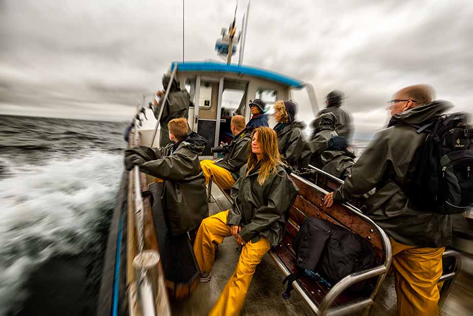Op het bootje, opweg naar de Skellig Islands 