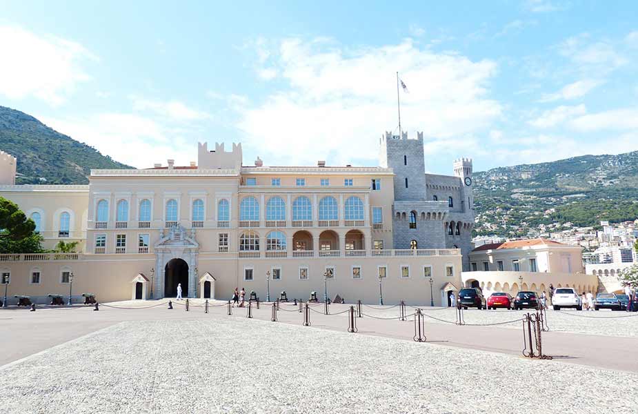 Het paleis in Monaco
