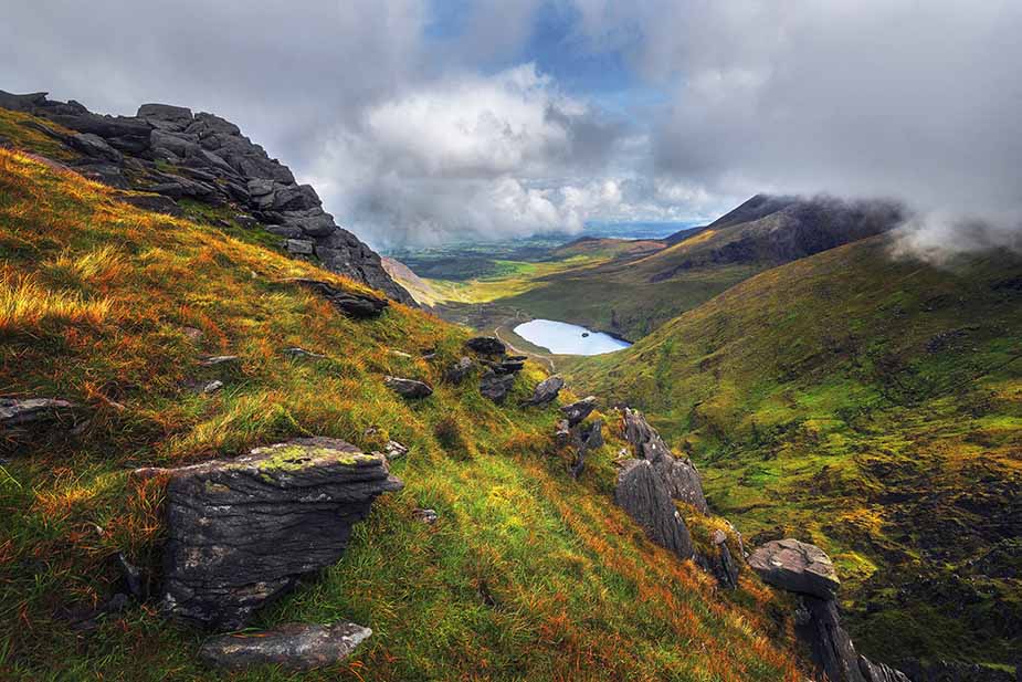 Carrauntoohil in Iveragh Peninsula in County Kerry