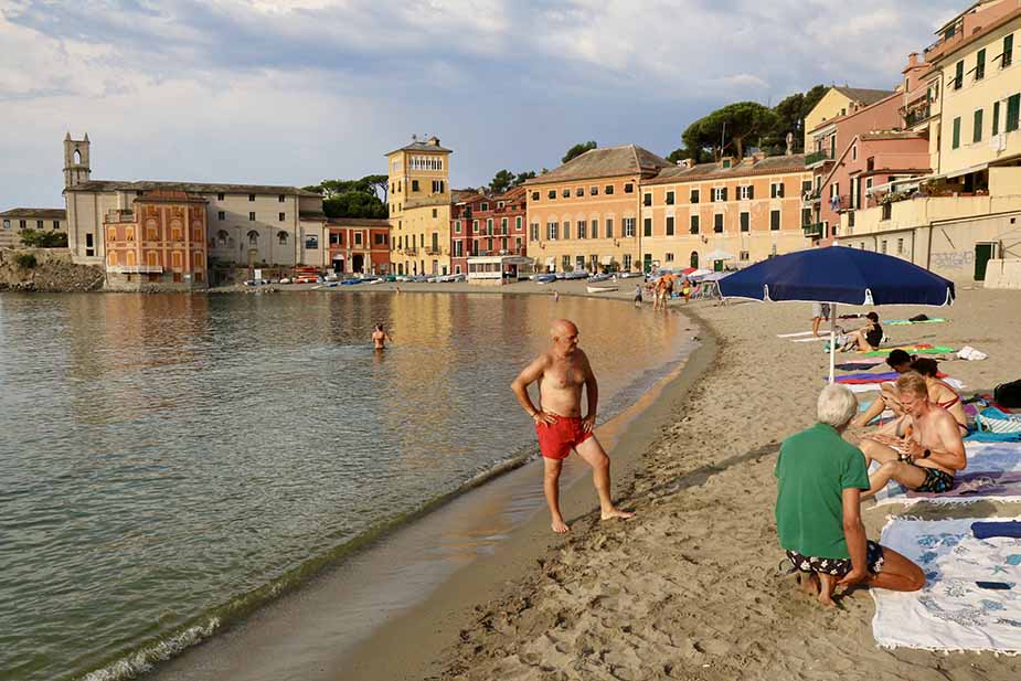 Strand van Sestri Levante