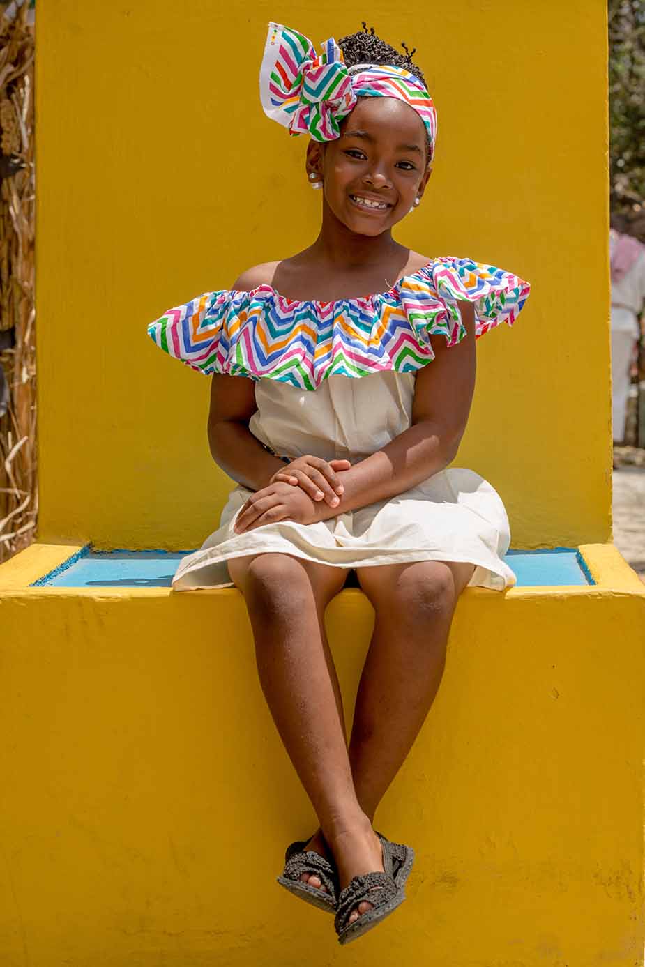 Meisje op Bonaire