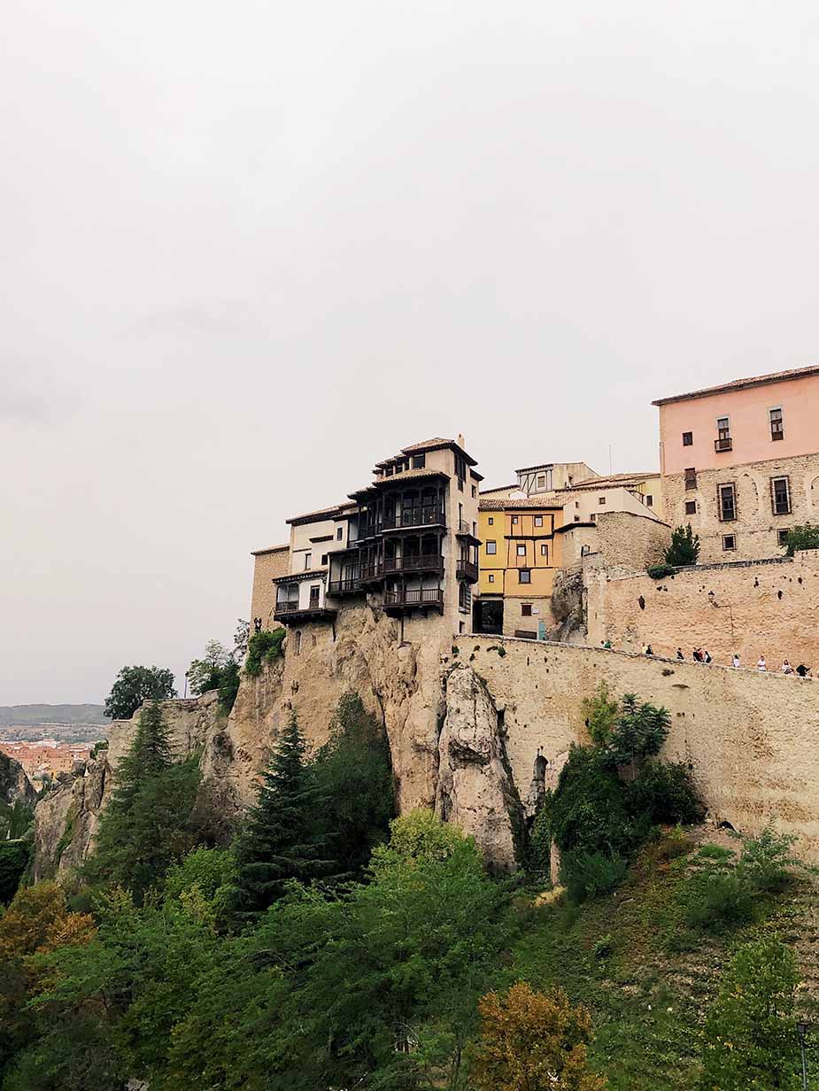 Hangende huizen in Cuenca, Spanje