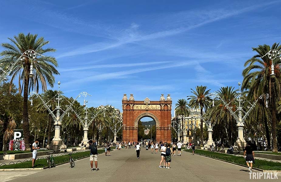 Arc de Triomf in Barcelona