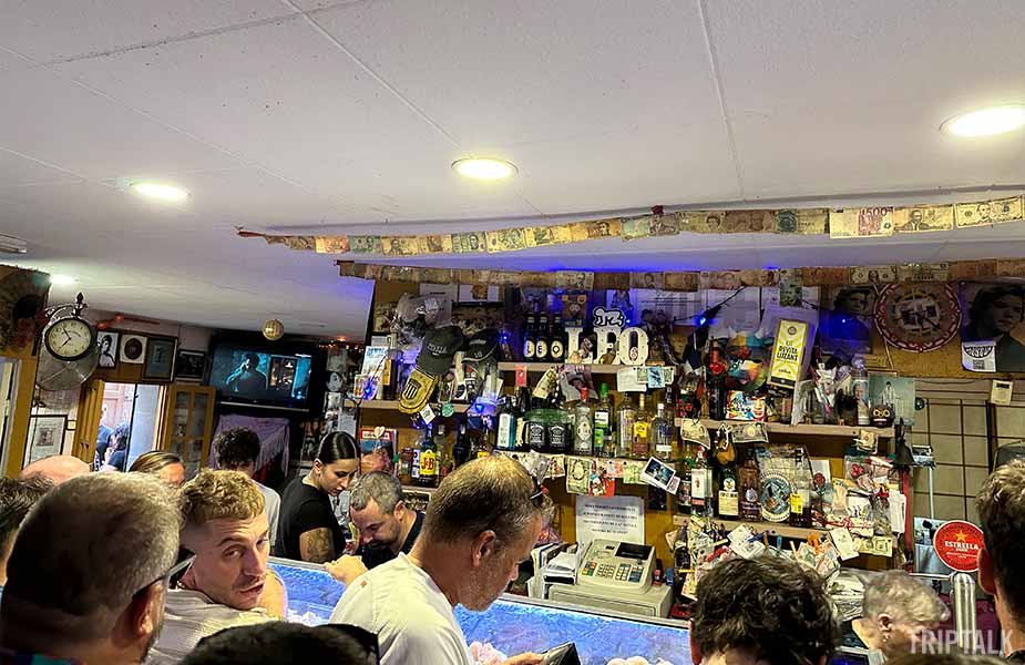 De typishce bar Leo in Barceloneta