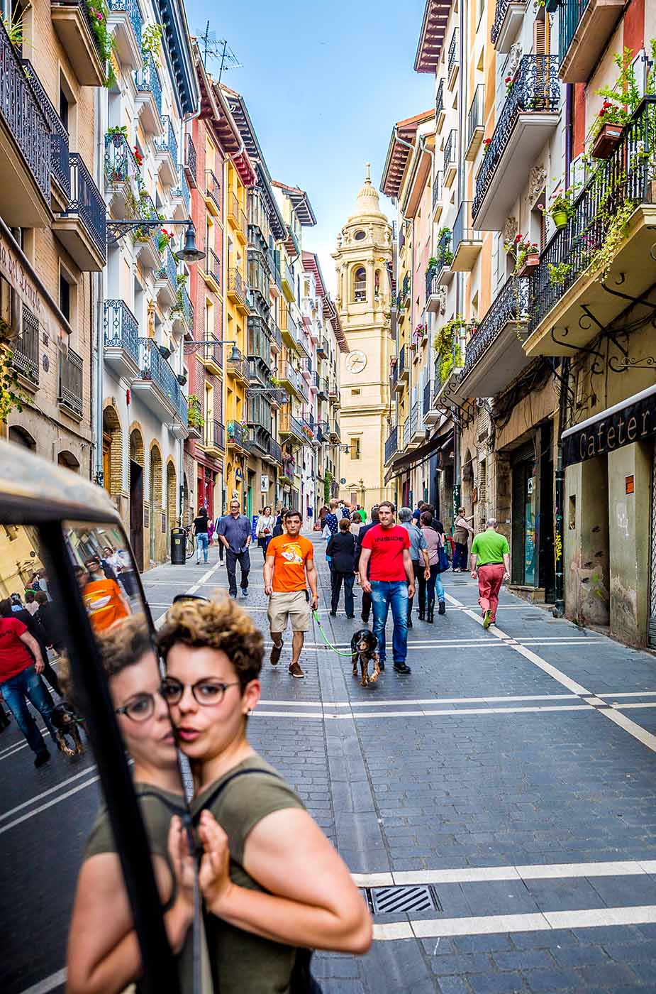 De straten van Pamplona