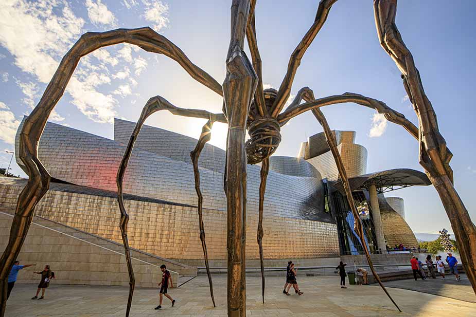 Het Guggenheim in Bilbao