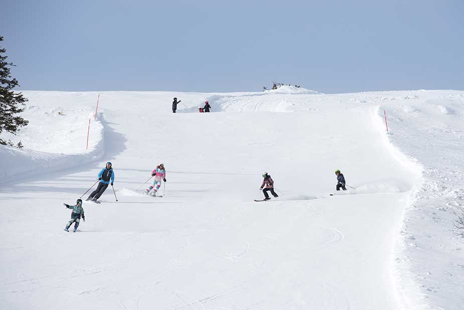 Brede pistes in Stöten