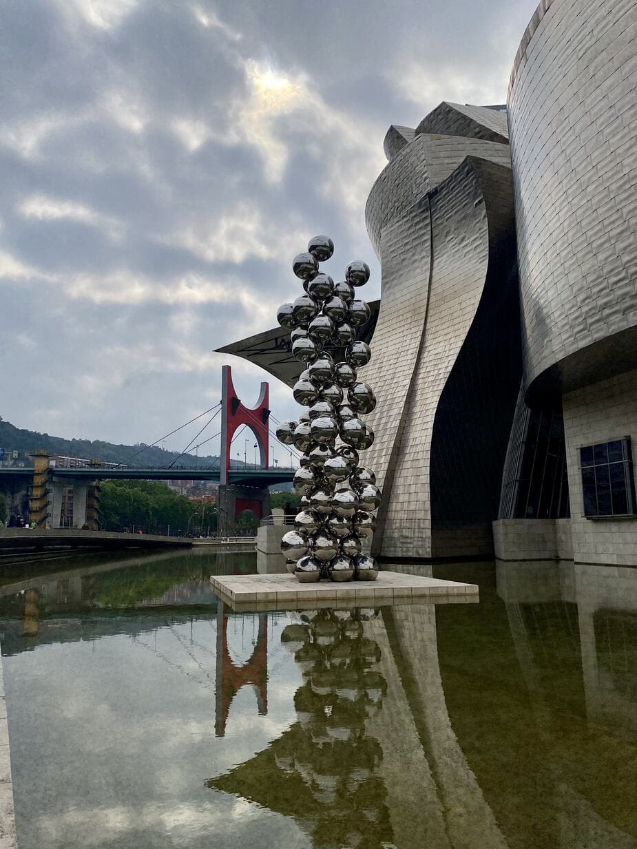 Het Guggenheim in Bilbao