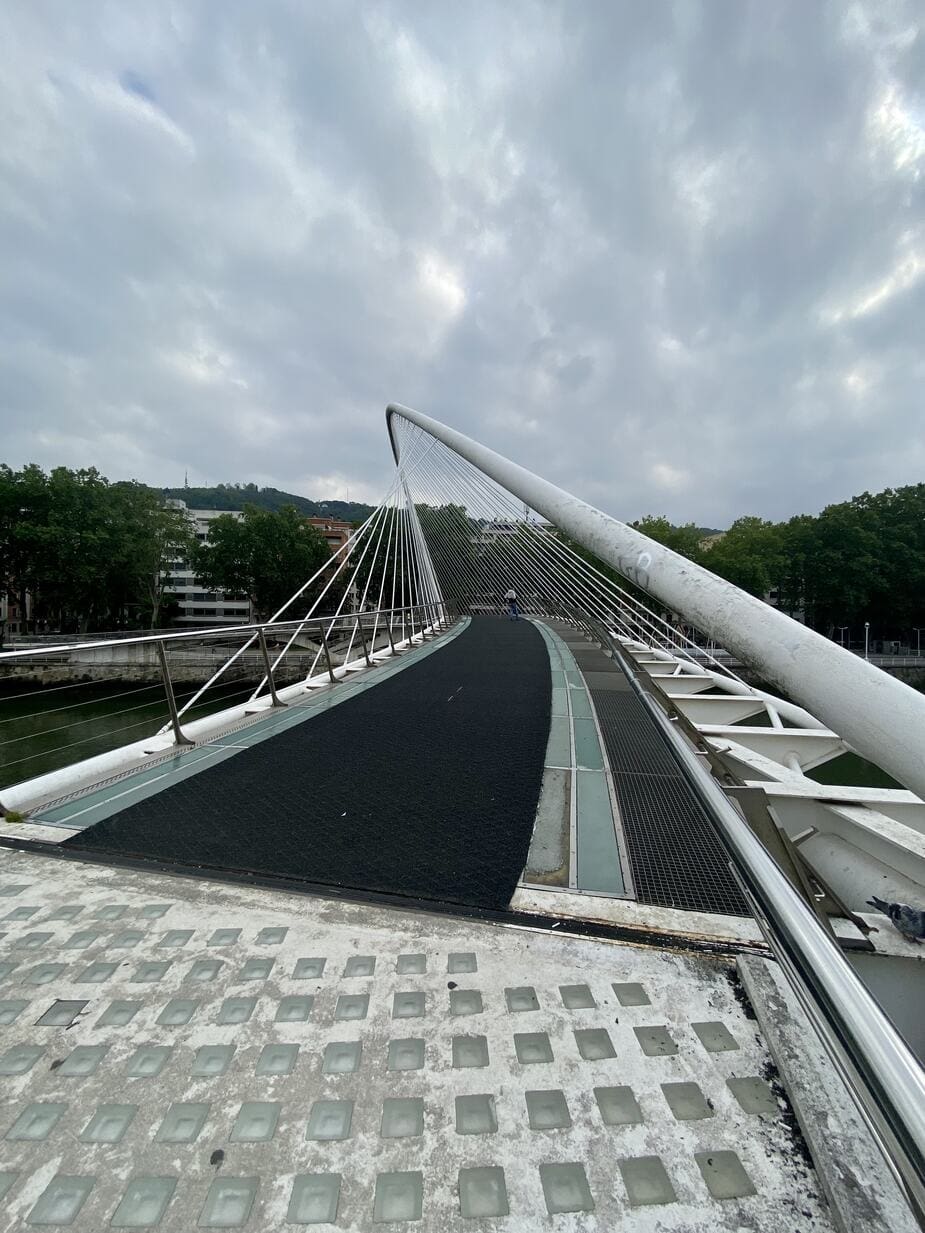 Kabelbrug in Bilbao