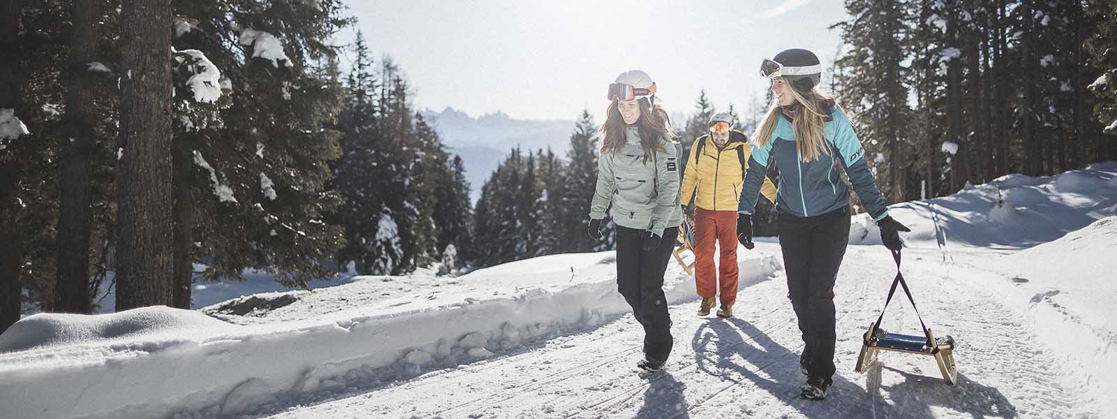 Wintersport in Zuid-Tirol