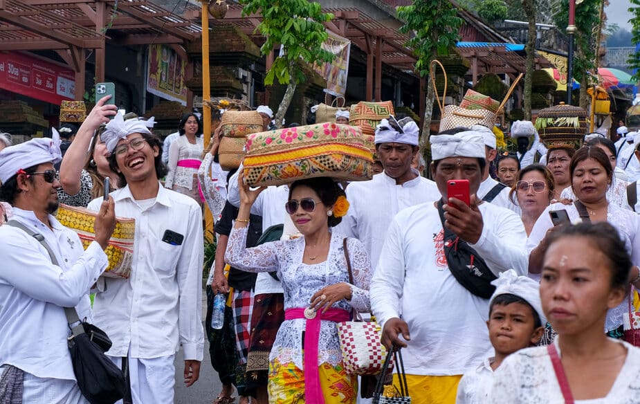 Ceremonies op Bali