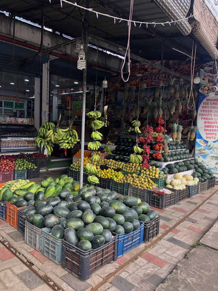Markt in Koch, India