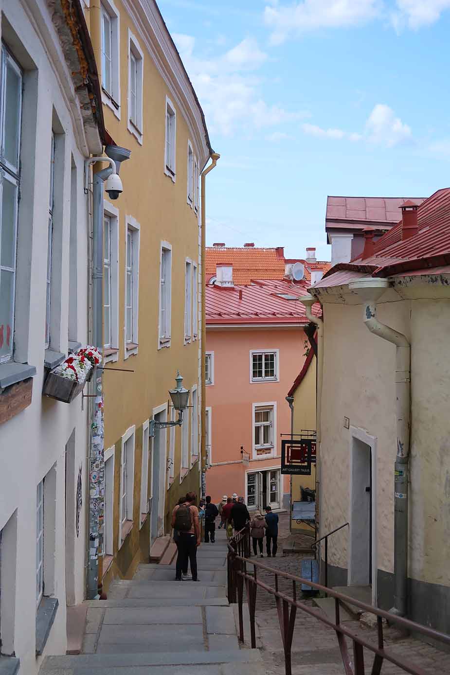 Binnenstad van Tallinn in Estland