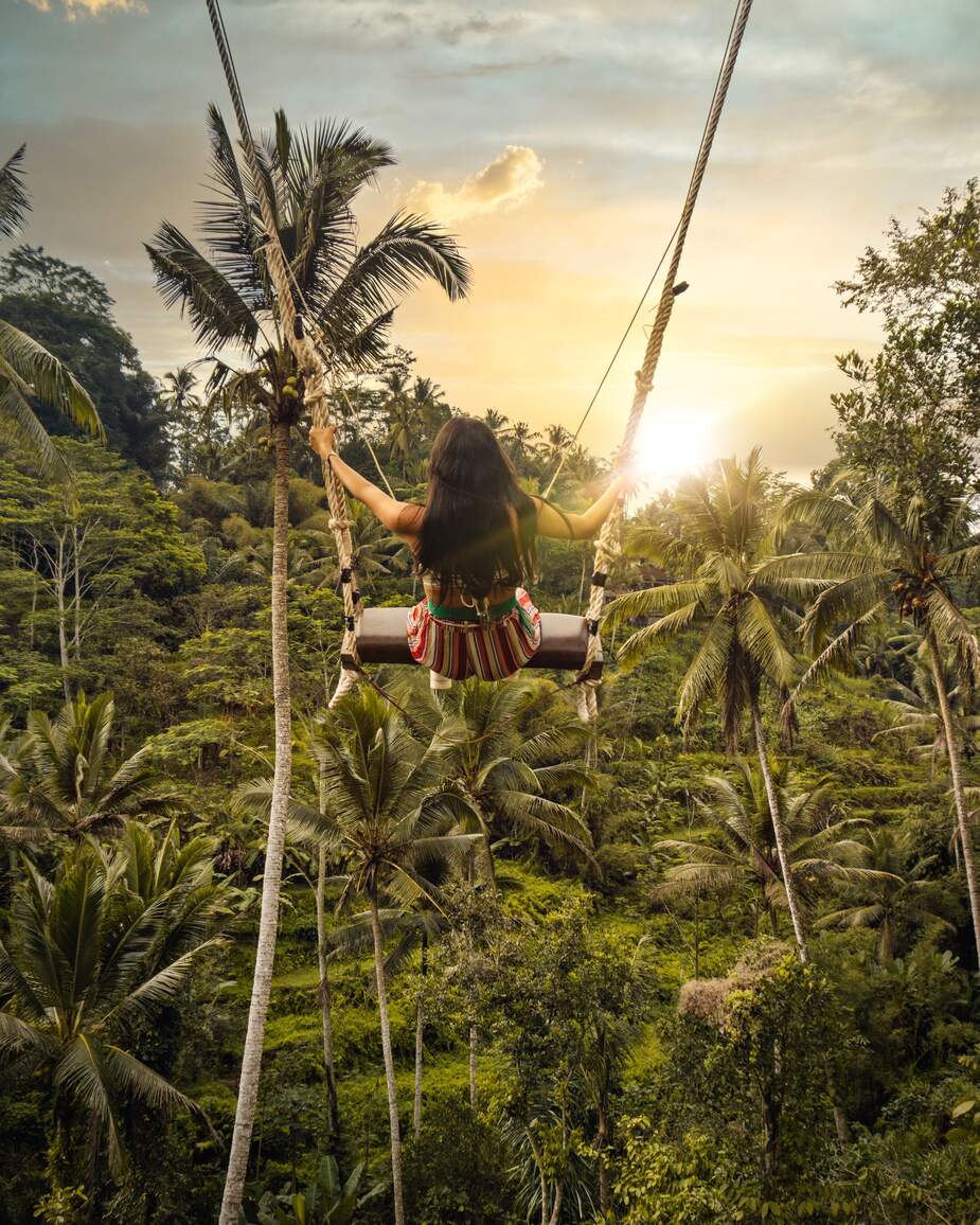 Schommelen op Bali