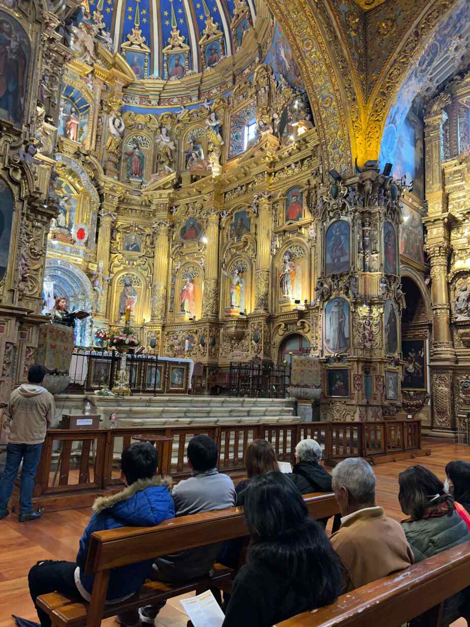 Kathedraal van Quito in Ecuador