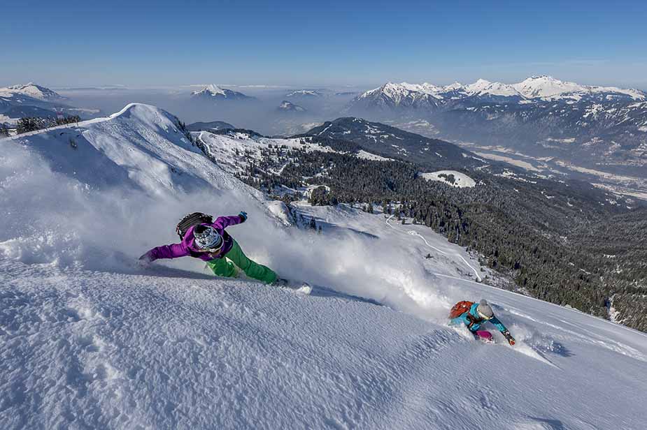 Freeriden buiten de piste