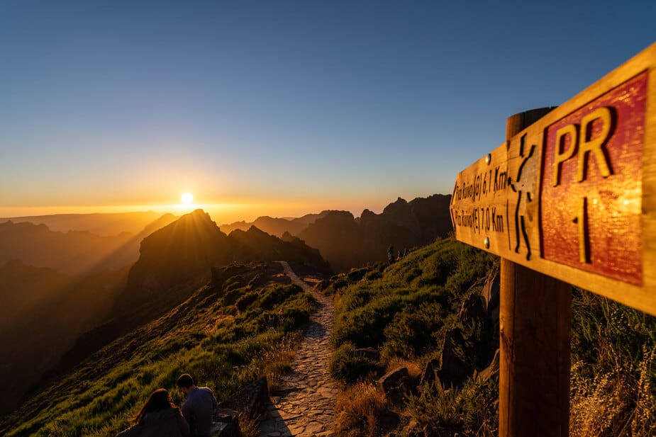 De hoogste piek op Madeira