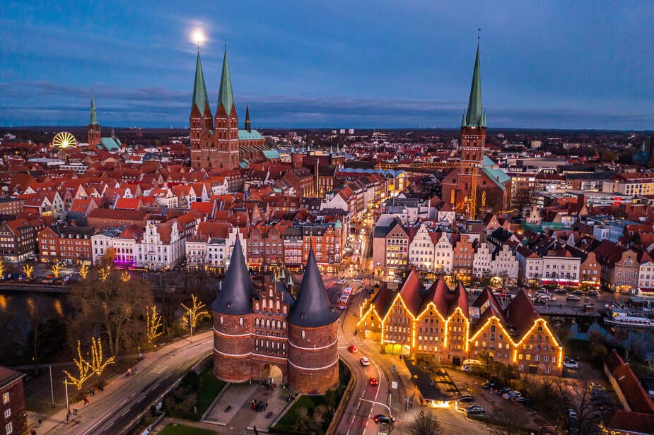 Kerstmarkt in Lübeck