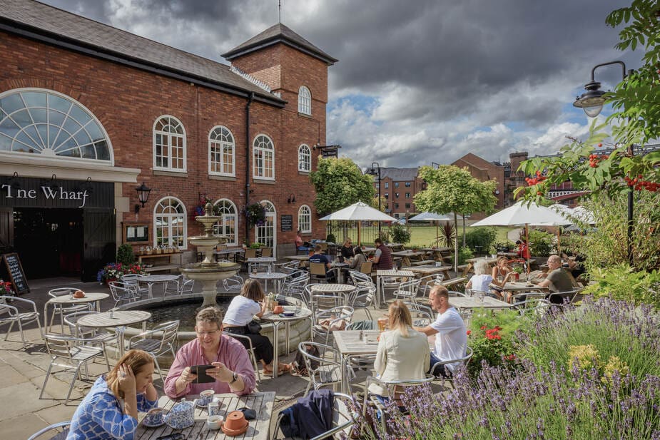The Wharf terras in Manchester