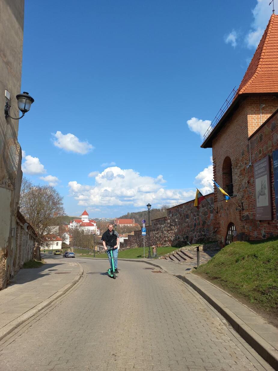 Op de step voor Vilnius