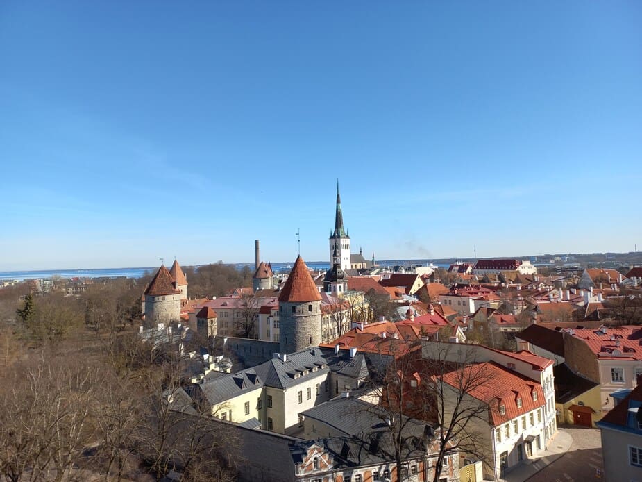 Uitzicht over Tallinn