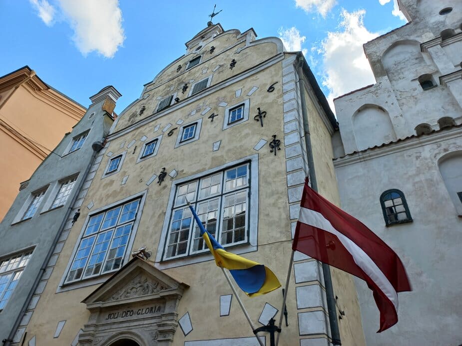 De Drie Gebroeders in Riga aan de Oostzee