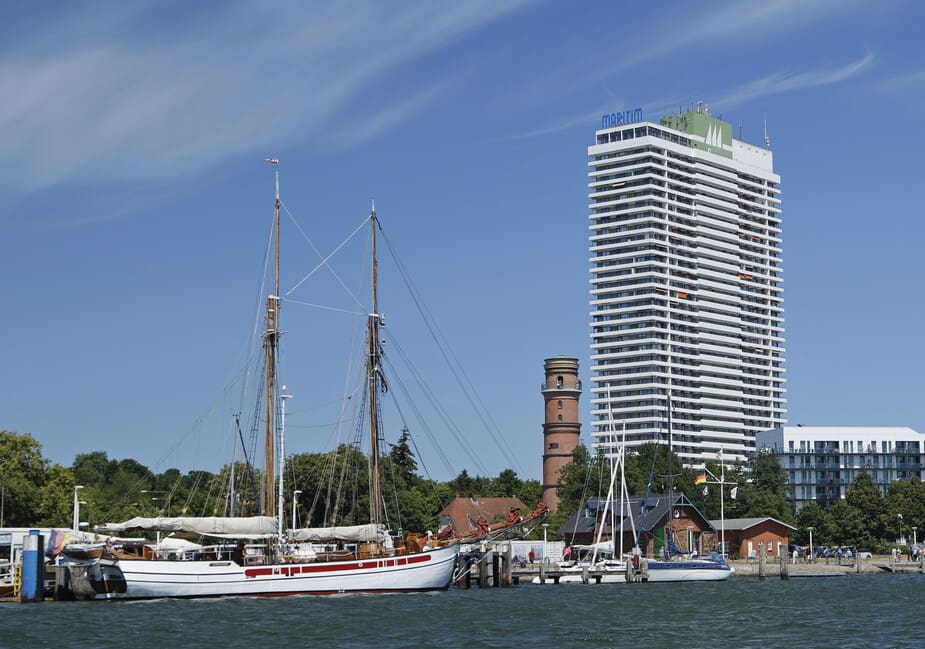 Travemunde Skyline in Lübeck