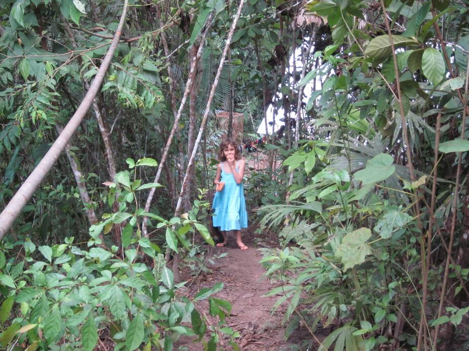 Kayla in de jungle