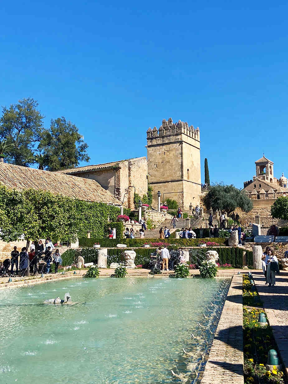 Tuin bij het fort in Cordoba