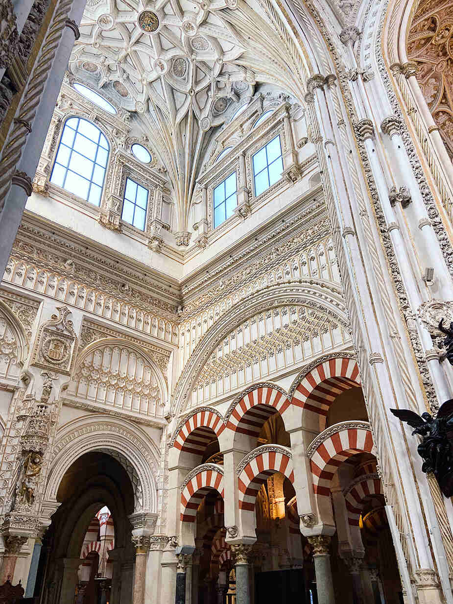 Plafond van de Kathedraal in de Mezquita