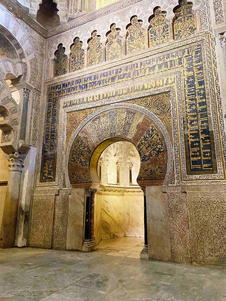 Boog in de Mezquita van Cordoba