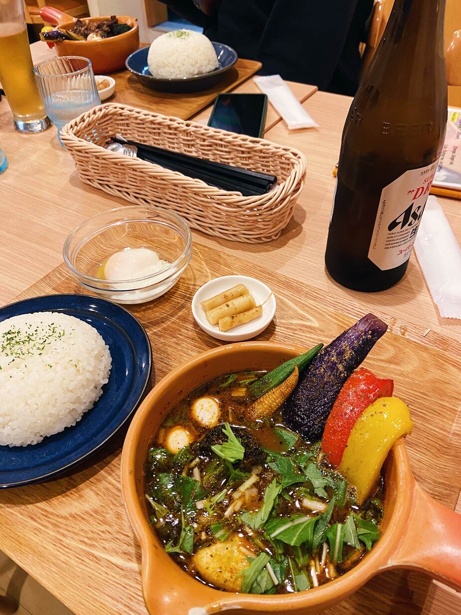 Vegetarisch eten bij Oumiya Seiuemon, een van de leuke restaurants in Kyoto