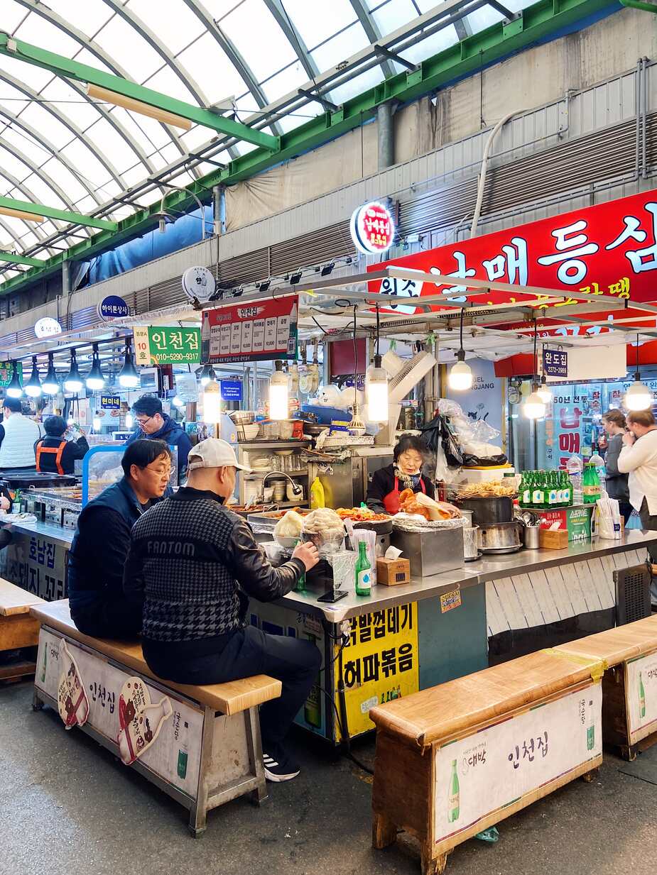 Gwangjang Market in Seoul