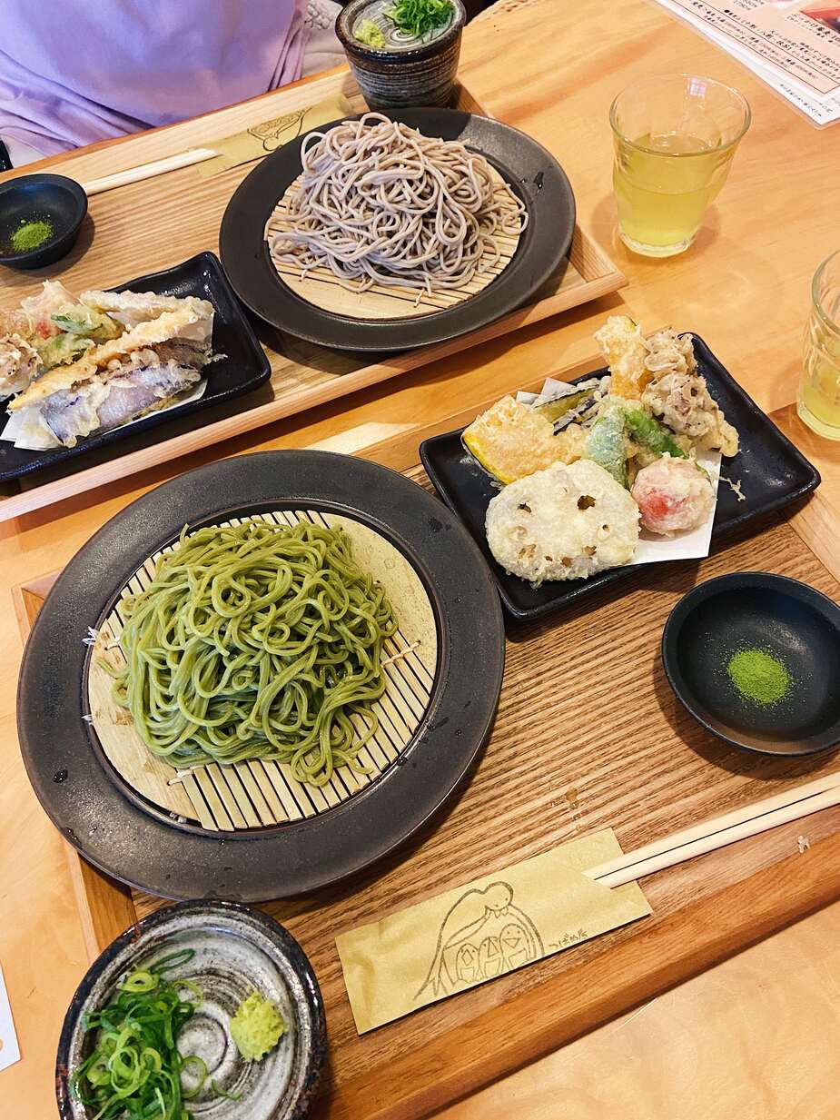 Lunchen in Uji bij Tsubameya