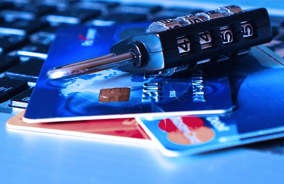 Credit cards met een slot