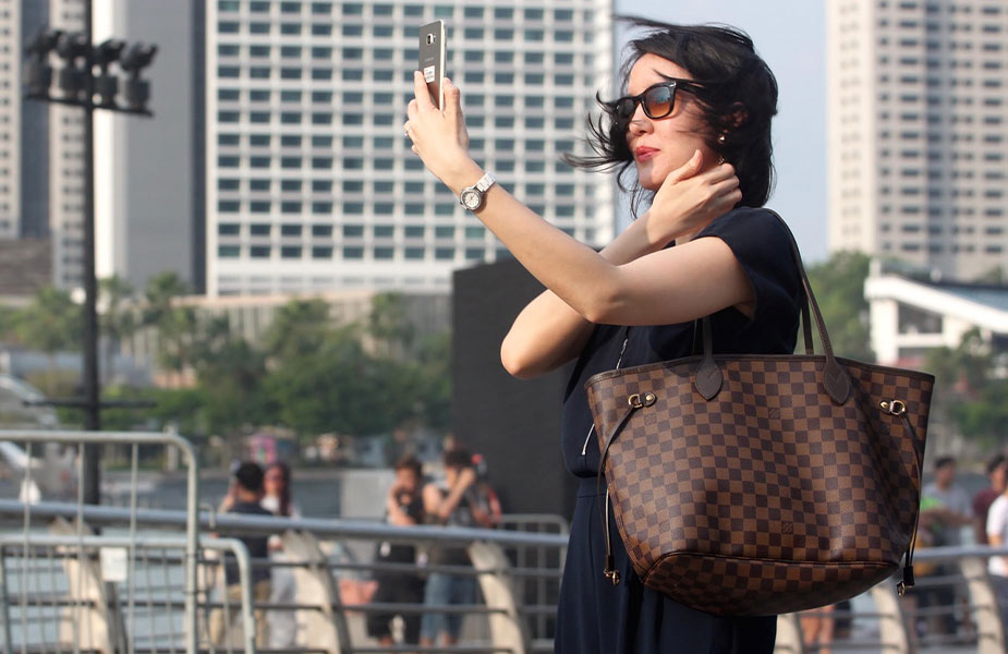 Met je mobiele telefoon een selfie maken