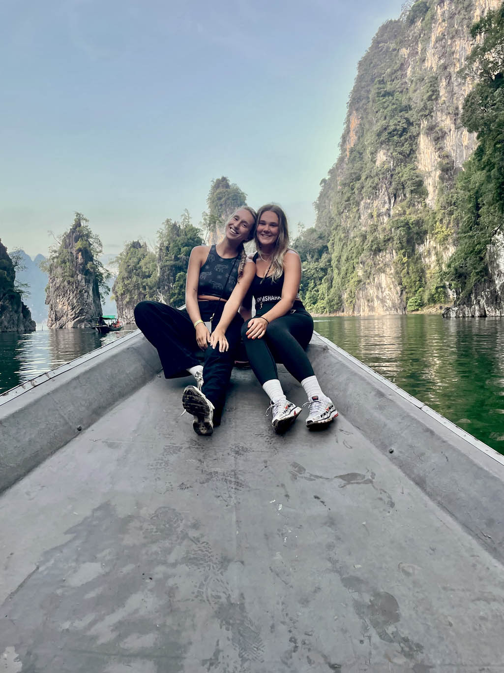 Op de boot in Khao Sok