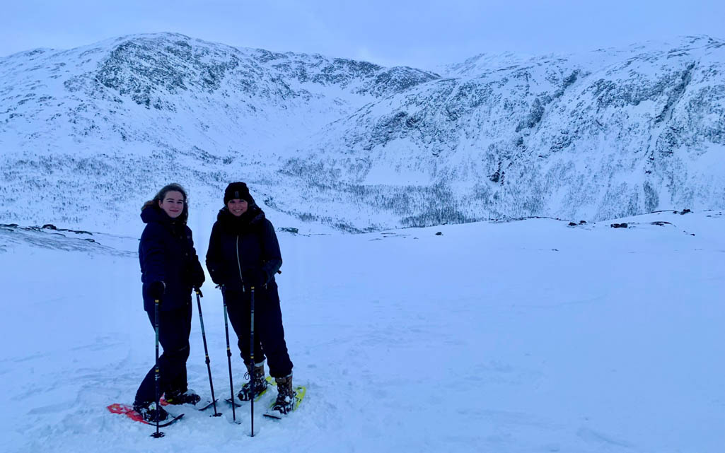 Sneeuwschoen wandeling