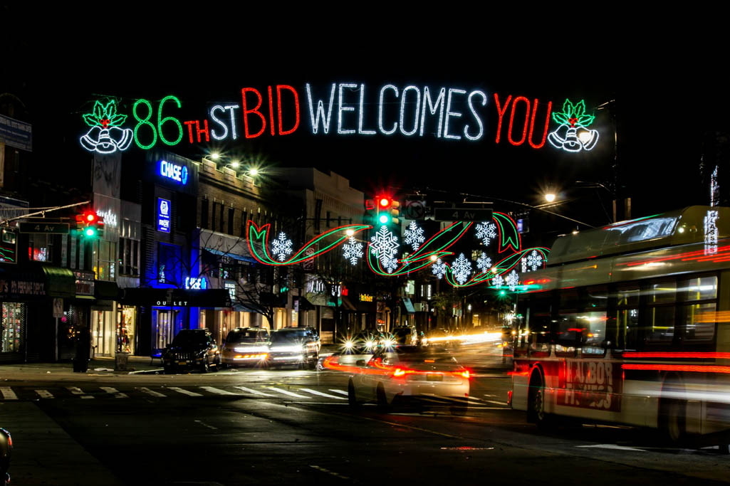 Dyker Heights kerstlampjes in New York