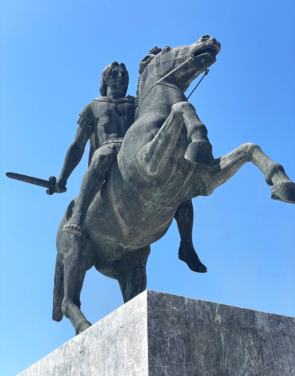 Beeld Alexander de Grote in Thessaloniki II
