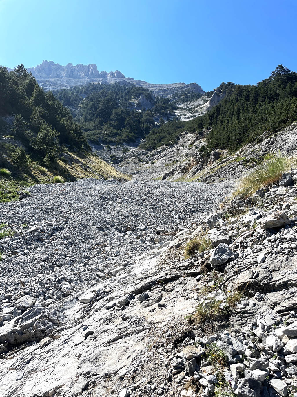 Olympus beklimmen in Griekenland