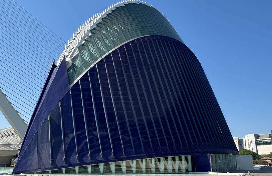 Nog een museum in Ciutat de les Artes in Valencia