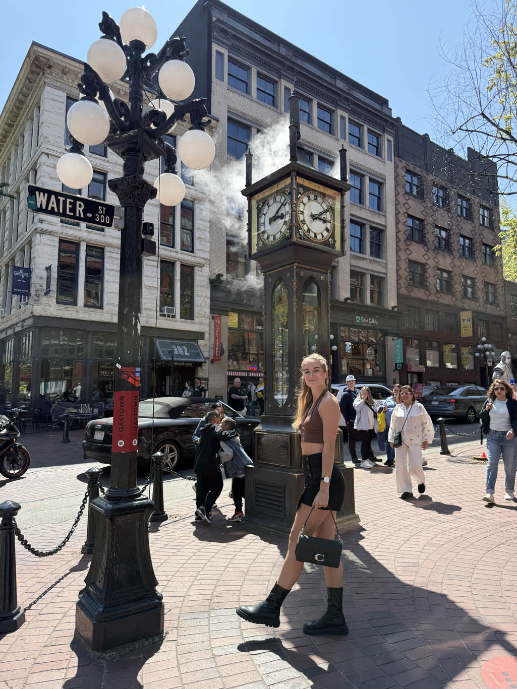Gastown clock in Vancouver