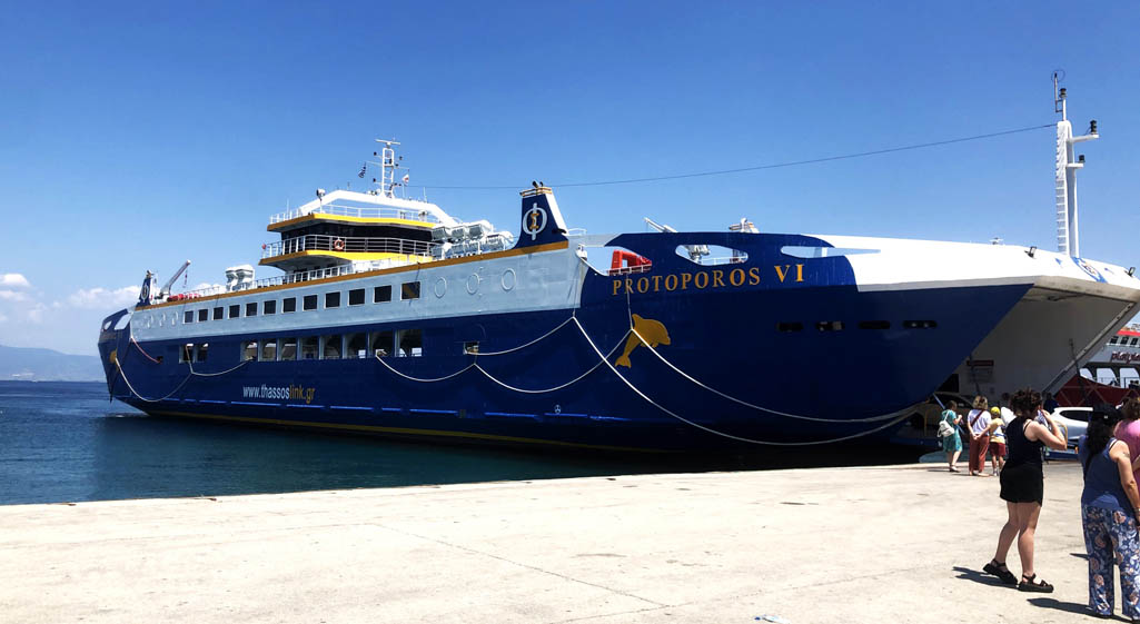 Veerboot naar Thassos