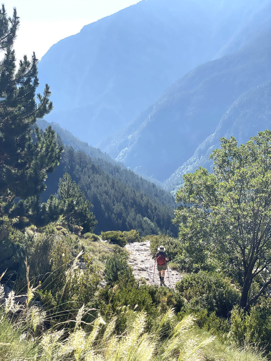 Klimmen op de Olympus