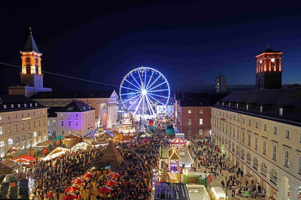 Kerstmarkt in Karlsruhe