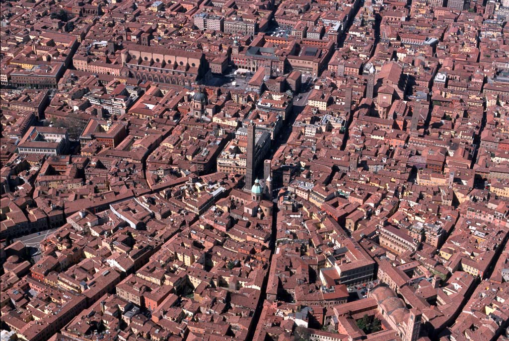 Bologna vanaf boven